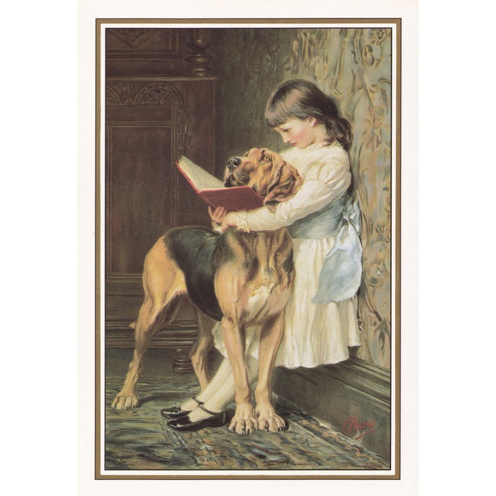 Charles Barber Compulsory Education Card Victorian Cottagecore Nostalgic 1994